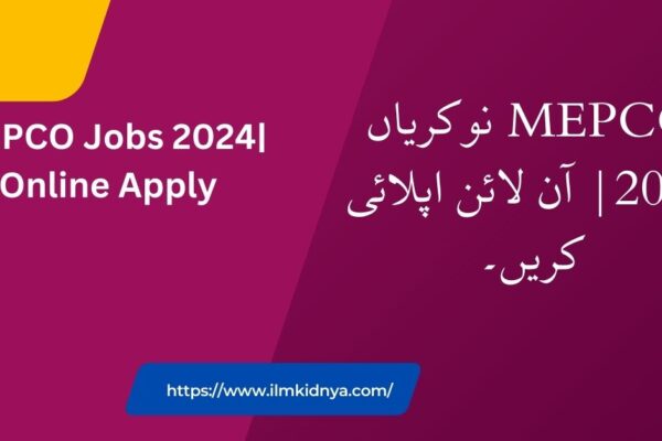 MEPCO Jobs 2024| Online Apply