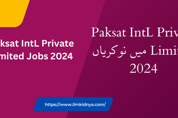 Paksat IntL Private Limited Jobs 2024